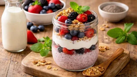 Kefir Pudding Parfait